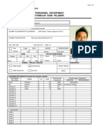 Form Aplikasi Calon Karyawan