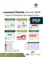 Calendario Docente Semestral