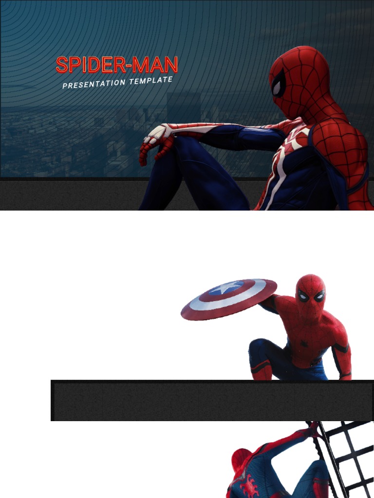 Spiderman Template PDF