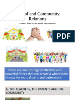 School and Community Relations