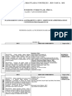 PLANEJAMENTO - Fisica - 1ano - Medio