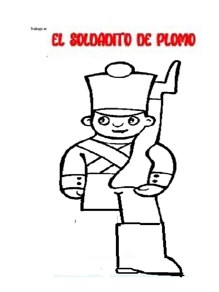 Dibujos del Soldadito de Plomo para Colorear | PDF