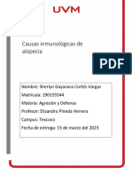 Causas Inmunológicas de Alopecia-Reseña