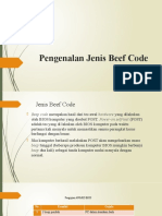 Pengenalan Jenis Beef Code