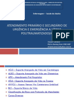 Atendimento Primário e Secundário de Urgência e Emergência