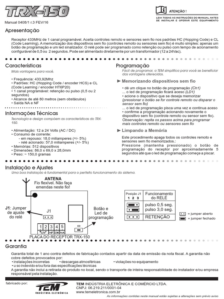 trx100 150 | PDF