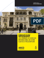 Informe AMNISTIA INTERNACIONAL Uruguay