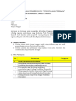 INSTRUMEN PENILAIAN STAKEHOLDER TERHADAP PRODI PENMas