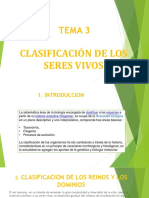 TEMA 3 CLASIFICACION DE LOS SERES VIVOS (Autoguardado)