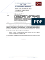 Informe N°001-Solicito Documentacion... Ok