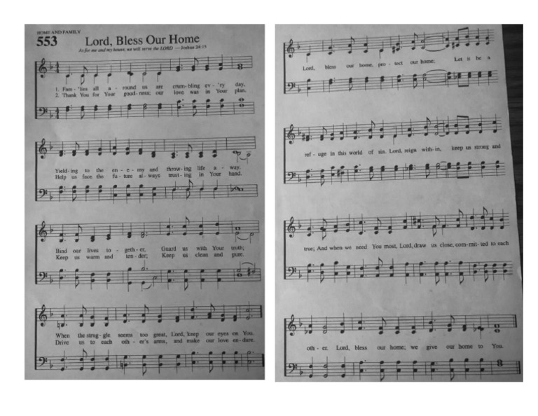 Lord Bless Our Home Pdf