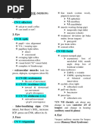 Cranial Nerve Exam OSCE Checklist | PDF | Human Anatomy | Nervous System
