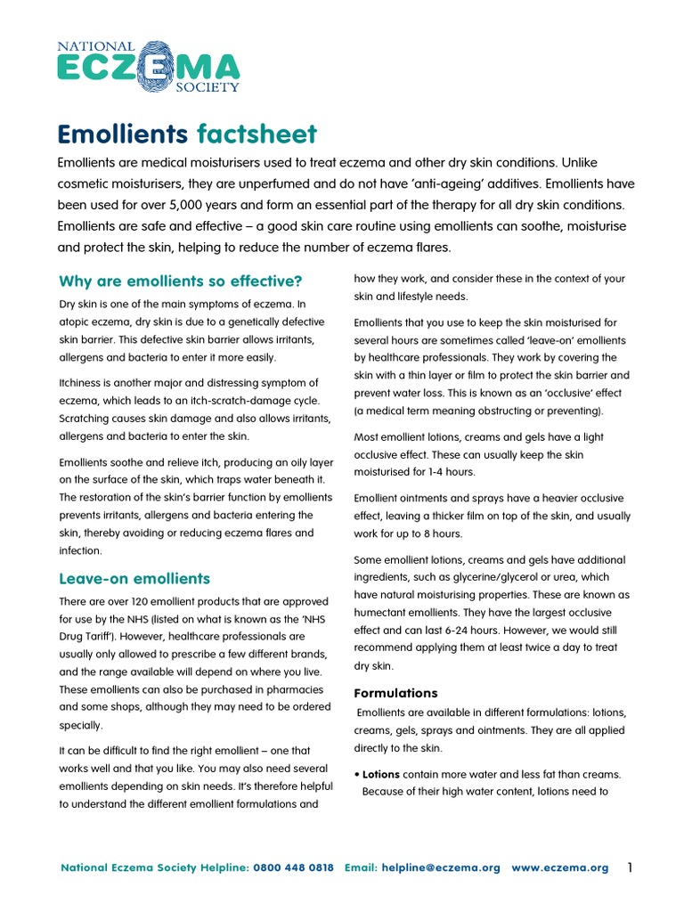TOPICAL EMOLLIENTS USES SIDE EFFECTS WARNINGS intelligence overview