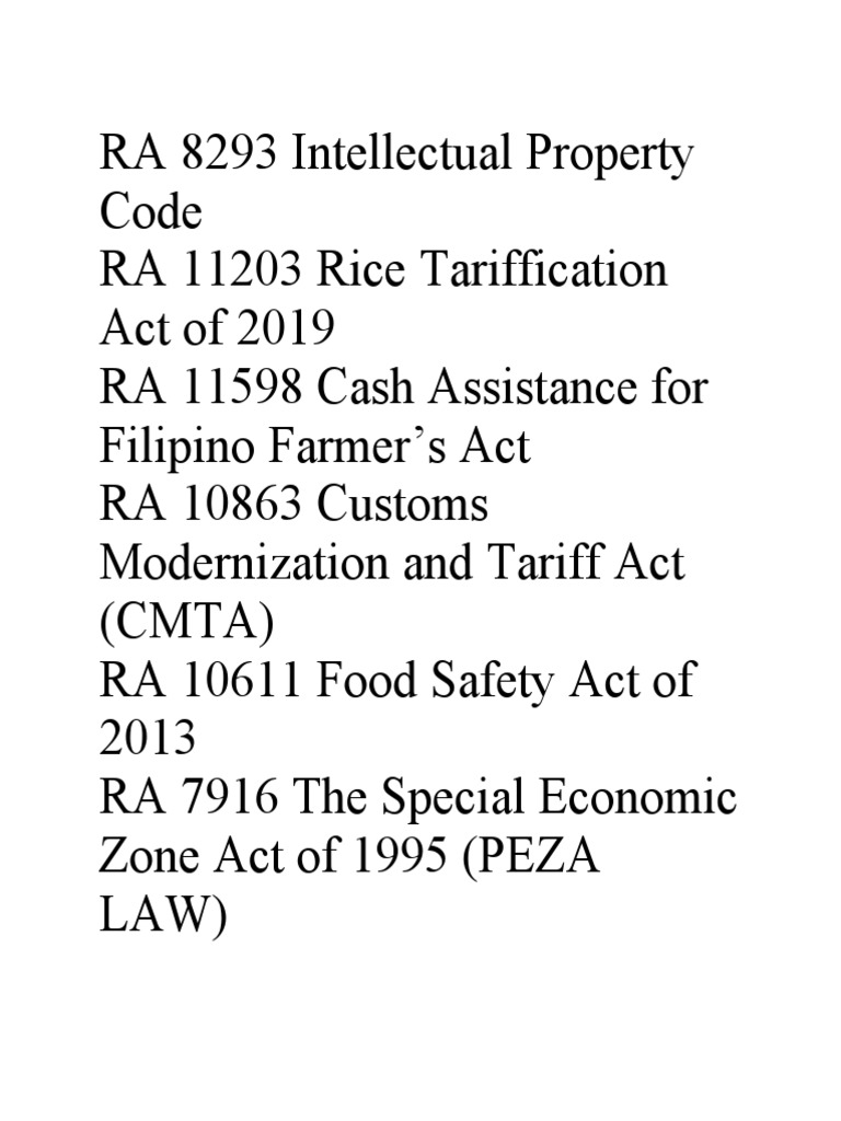 ABE Related LAws | PDF