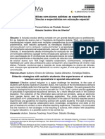 Estrategias Didaticas Com Alunos Autistas As Experiencias de Professores de Ciencia e Especialistas em Educação Especial