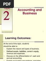 Topic 2 Accounting Business