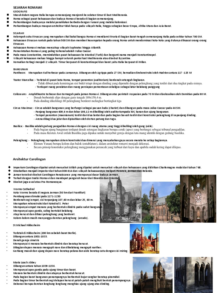 Sejarah dan Arsitektur Romawi | PDF | Perjalanan