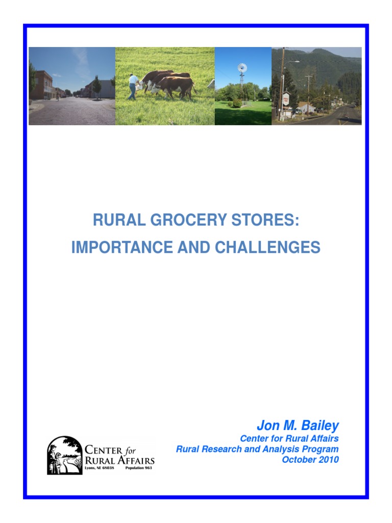 Rural Grocery Stores Importance and Challenges PDF