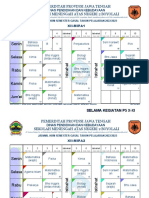 Jadwal Kelas XII Selama P5