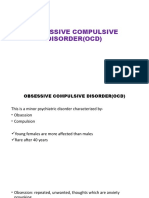 Obsessive Compulsive Disorder (Ocd)