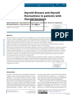 [1479683X - European Journal of Endocrinology] Autoimmune thyroid disease and thyroid function test fluctuations in patients with resistance to thyroid hormone