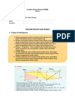 Volume Balok Dan Kubus: Lembar Kerja Peserta Didik