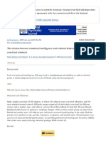 The Relation Between Emotional Intelligence and Criminal Behavior - A Study Among Convicted Criminals