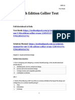 OM 5 5th Edition Collier Test Bank 1