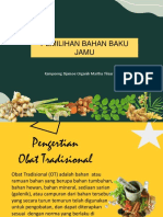 Pemilihan Bahan Baku