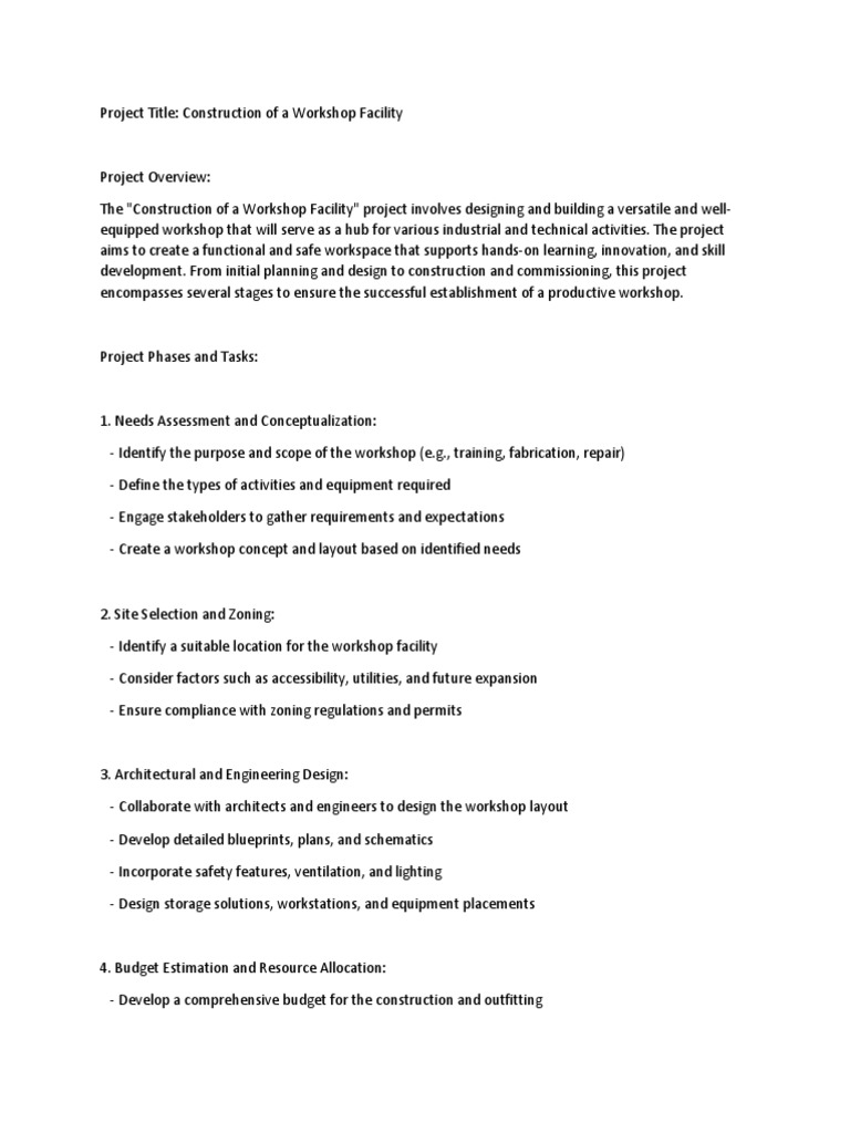 workshop-project-download-free-pdf-business-engineering