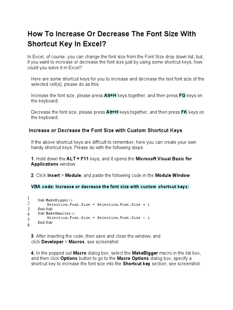 increase-or-decrease-the-font-size-with-shortcut-key-in-excel-pdf