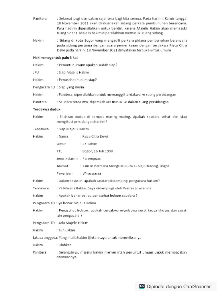 Contoh Skrip | PDF