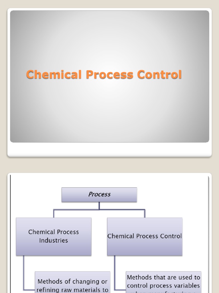 WEEK 1-Introduction To Chemical Process Control | PDF