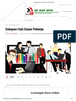 Delapan Hak Dasar Pekerja - SP KEP SPSI