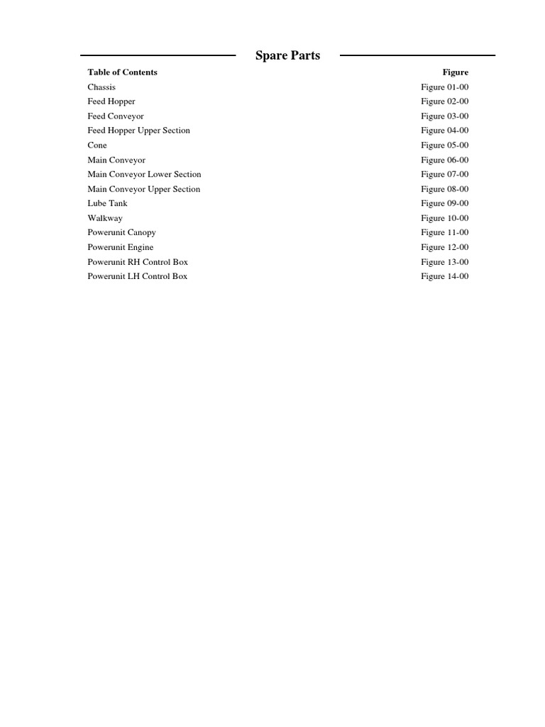 Spare Parts Catalog Overview | PDF | Pump | Valve