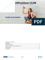 Guide Du Candidat CLOE Connect