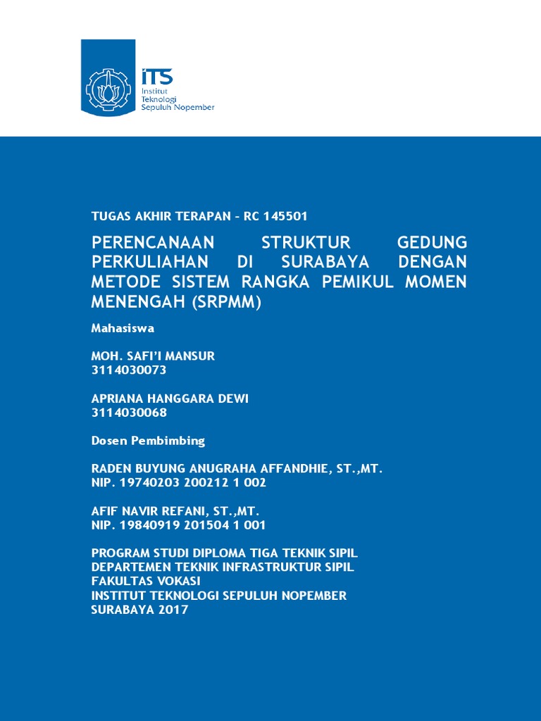 Contoh Hitungan Struktur Gedung | PDF