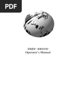 DMX 400 430 Operators Manual A2