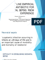 First Line Empirical Antibiotic