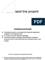 Command Line Propmt