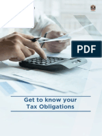 Get To Know Your Tax Obligations
