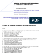 Introduction To Chemistry 4th Edition Bauer Test Bank Download