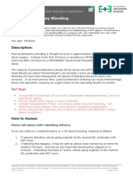 Post Tonsillectomy Bleeding Clinical Practice Guideline