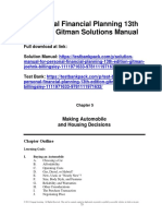 Personal Financial Planning 13th Edition Gitman Solutions Manual 1