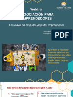 Curso Negociación para Emprendedores - WEBN2 - ENTREGABLE