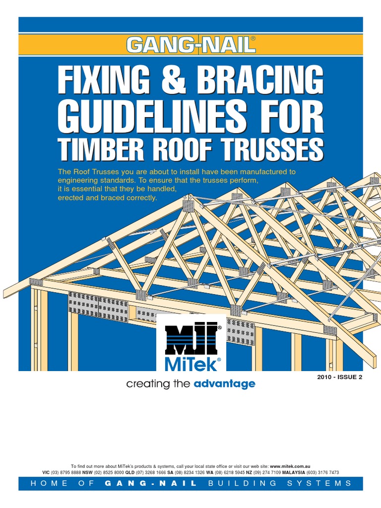 Roof Truss Installation Guide | PDF | Truss | Framing (Construction)