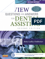 Review Questions and Answers For Dental Assisting - Revised Reprint, 2e by Mosby, Betty Ladley Finkbeiner CDA Emeritus BS MS