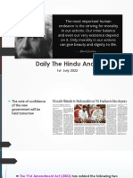 1st July 2022 The Hindu Analysis 