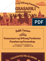 Group 7 Pagsasarili Hanggang Kasalukuyan