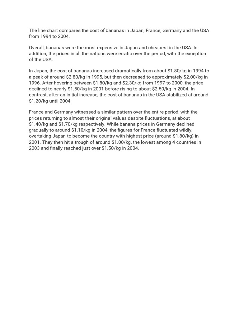 IELTS Writing Task 1 Line Graph Sample | PDF